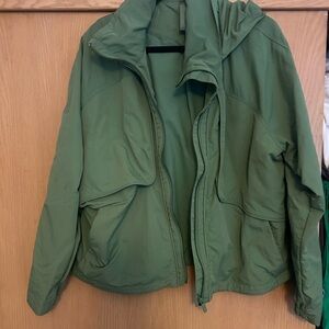 Green Lulu Rain Jacket
